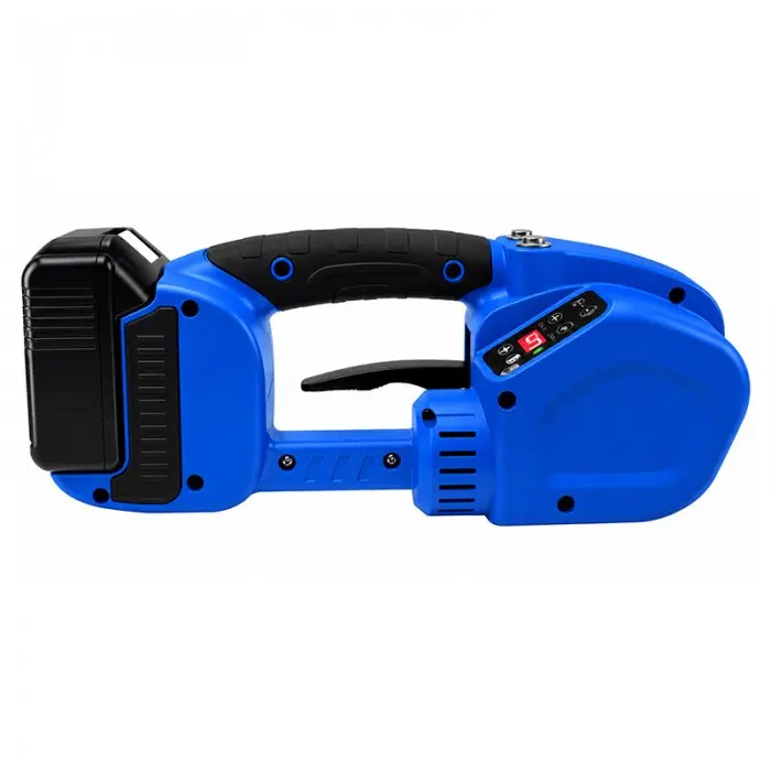 Aparat De Legat Banda PP/PET Cu Acumulator Origine Italia, Acumulator Bosch 18V, 4Ah, Banda PP / PET 13-16 mm, Grosime Banda 0.50-1.20 mm, Maner DA, Greutate 3.9 kg, Sistem Sigilare Prin Frictiune