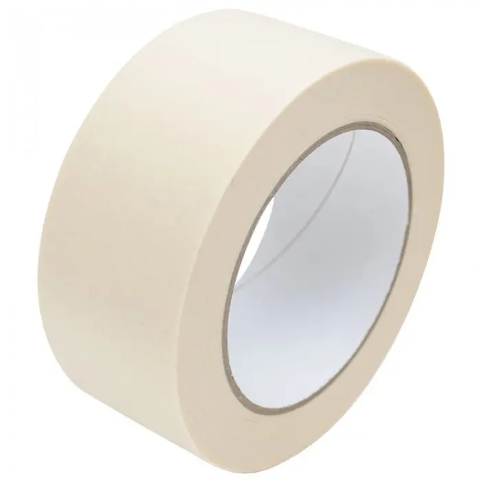 Banda Adeziva Mascare Lungime 50 m, Latime 48 mm, Temp Max °C 80, Material Hartie, Culoare Alb-Benzi Adezive Din Hartie
