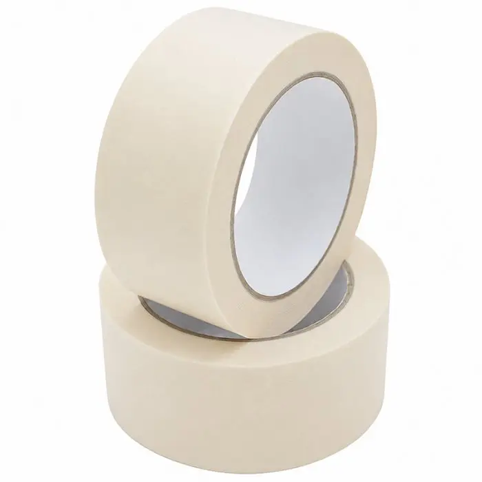 Banda Adeziva Mascare Lungime 45 m, Latime 48 mm, Temp Max °C 50, Material Hartie, Culoare Alb-Benzi Adezive Din Hartie