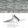 Folie Cu Bule Mici Aluminizata Latime 1000 mm, Lungime 50 m, Straturi 3, Grosime 60 my, Culoare Argintiu-Folie Cu Bule De Aer...