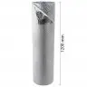 Folie Cu Bule Mici Aluminizata Latime 1200 mm, Lungime 34 m, Straturi 3, Grosime 80 my, Culoare Argintiu