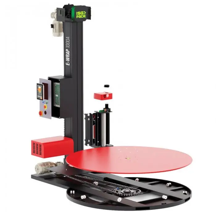Masina De Infoliat Paleti E-Wrap 1000A Dimensiune Palet 1000 x 1200 mm, Greutate Palet 1500 kg, Inaltime Palet 2200 mm-Masini...