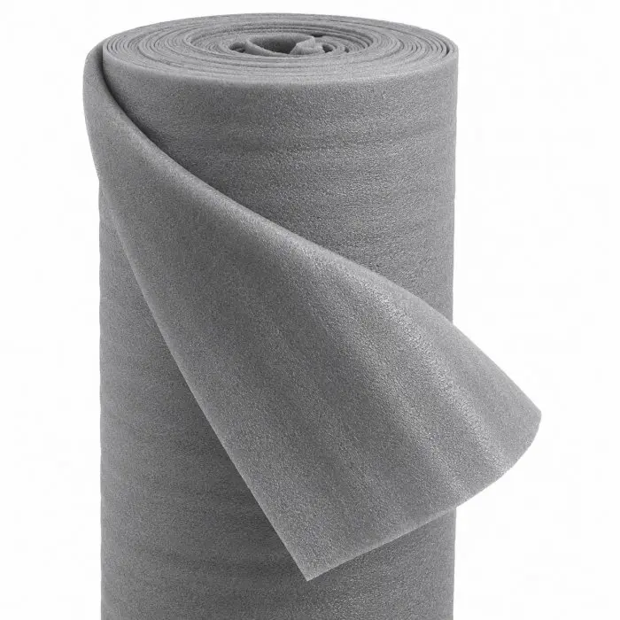 Folie Polietilena Expandata Parchet Lungime 100 m, Latime 1000 mm, Grosime 3 mm, Culoare Gri