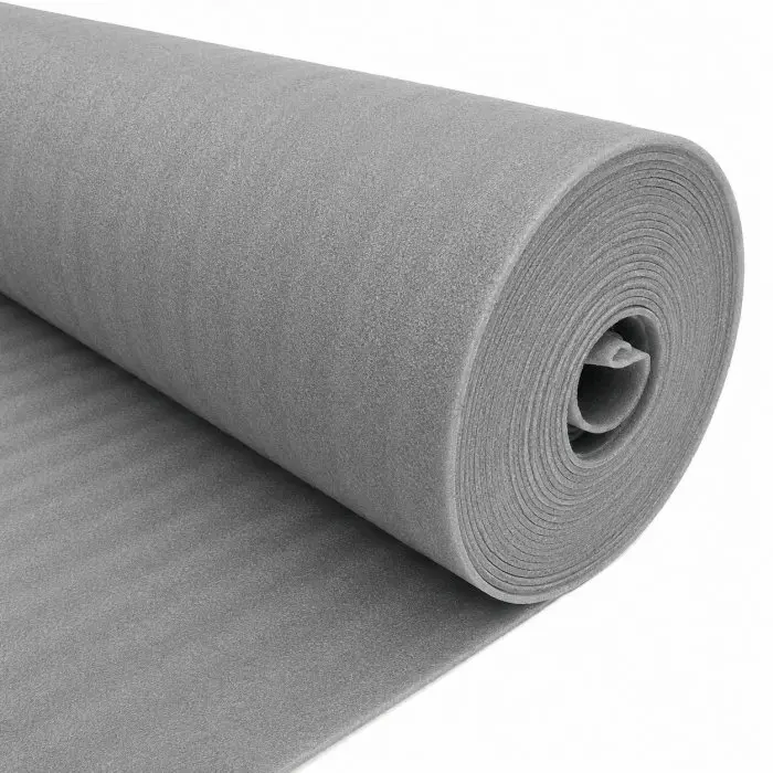 Folie Polietilena Expandata Parchet Lungime 100 m, Latime 1000 mm, Grosime 3 mm, Culoare Gri