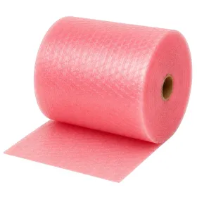 Folie Cu Bule Mici Roz Latime 500 mm, Lungime 100 m, Straturi 2, Grosime 60 my-Folie Cu Bule De Aer Mici