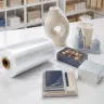 Folie Termocontractibila Din LDPE Lungime 700 m, Latime 300 mm, Grosime 40 my, Semipantalon, Ambalare mp/rola 210-Masini Si C...