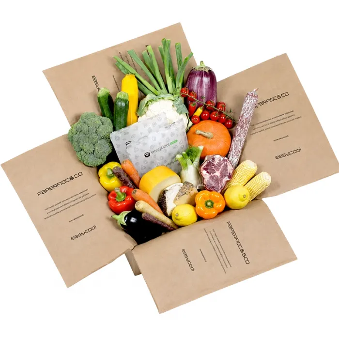 Kit Termoizolant Fresh Paperfloc-Cutii Termo Fresh Pentru Produse Perisabile