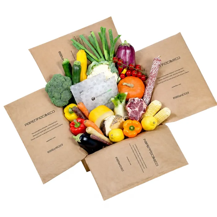 Kit Termoizolant Fresh Paperfloc M33, Dimensiuni interioare 362 x 362 x 251 mm, Volum 33 L-Cutii Termo Fresh Pentru Produse P...