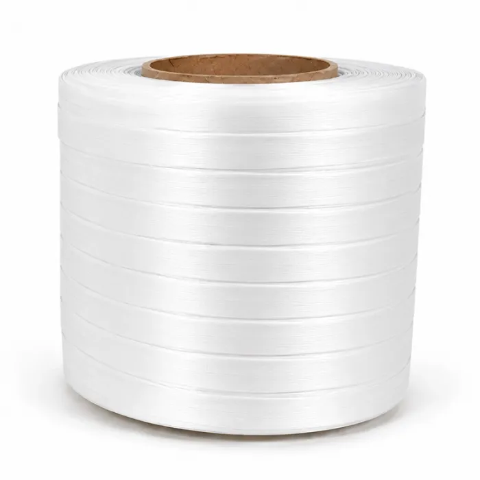 Set Banda PES 13 mm, 375 KGF, 250 m, Cutie Dispenser cu Derulare + 100 Cleme Fosfatate-Banda PET