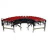 Conveior Pliabil Cu Role Si Roti, Lungime variabila 1200-4500 mm, Latime 500 mm-Accesorii Masini Pentru Ambalat Colete