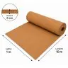 Izolator Pluta Naturala ECO, 10 m²/rola Lungime 10 m, Latime 1 m, Grosime 2 mm, Material Pluta, Culoare Maro