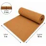 Izolator Pluta Naturala ECO, 10 m²/rola Lungime 10 m, Latime 1 m, Grosime 5 mm, Material Pluta, Culoare Maro