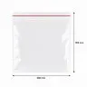 Pungi Cu Fermoar Ziplock, Standard, 50 microni Dimensiuni mm (l x L) 200 x 200, Grosime 50 my, Culoare Transparent, Buc / Pachet 100