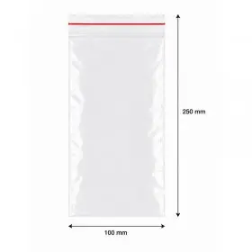 Pungi Cu Fermoar Ziplock, Standard, 100 x 250 mm, 50 my, Buc / Pachet 100-Pungi Cu Inchidere Zip Sau Slider