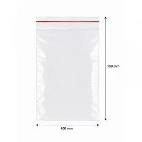 Pungi Cu Fermoar Ziplock, Standard, 100 x 150 mm, 50 my, Buc / Pachet 100-Pungi Cu Inchidere Zip Sau Slider