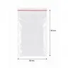 Pungi Cu Fermoar Ziplock, Standard, 50 microni Dimensiuni mm (l x L) 60 x 80, Grosime 50 my, Culoare Transparent, Buc / Pachet 100