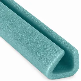 Profil Din Spuma PEE, U Clasic Lungime 2000 mm, Dimensiuni A-B-C-D 62 x 60 x 86 x 12 mm, Culoare Verde, Metri / Pachet 100-Po...