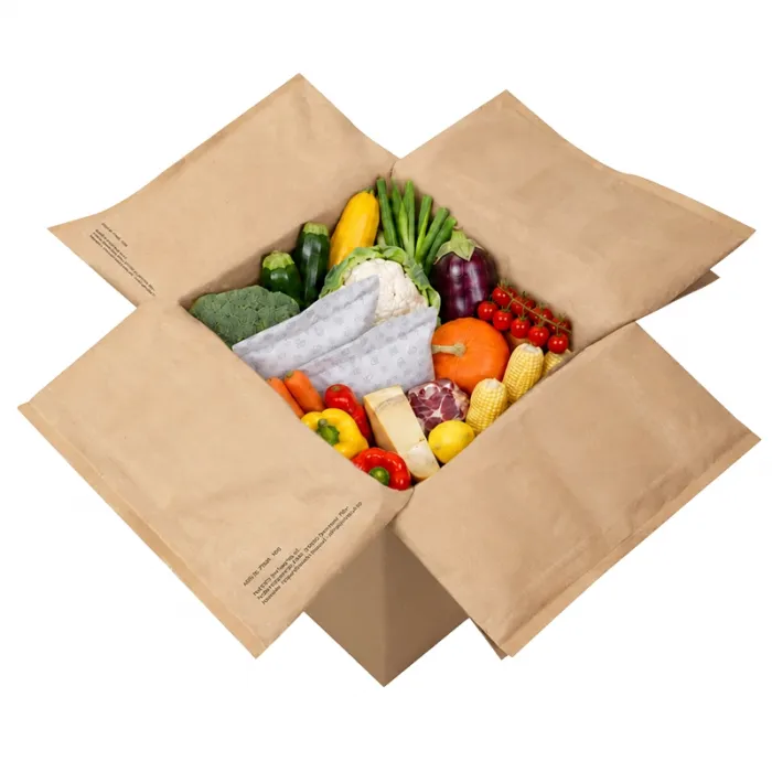 Kit Termoizolant Fresh Paperfloc M18, Dimensiuni Interioare 264 x 264 x 248 mm, Volum 18 L-Cutii Termo Fresh Pentru Produse P...