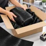 Folie Cu Bule Mici Neagra Latime 1000 mm, Lungime 25 m, Straturi 2, Grosime 70 my-Folie Cu Bule De Aer Mici