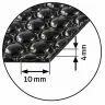 Folie Cu Bule Mici Neagra Latime 1000 mm, Lungime 25 m, Straturi 2, Grosime 70 my-Folie Cu Bule De Aer Mici