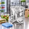 Punga Termoizolanta Cu Fermoar Isothermal Pouch Dimensiuni 200  X 250 mm, Clapeta 70 mm, Culoare Argintiu, Tip Doar Zip