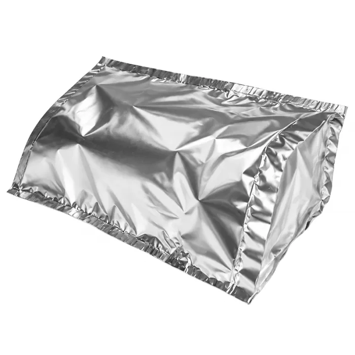 Punga Termoizolanta Cu Fermoar Isothermal Pouch Dimensiuni 200  X 250 mm, Clapeta 70 mm, Culoare Argintiu, Tip Doar Zip