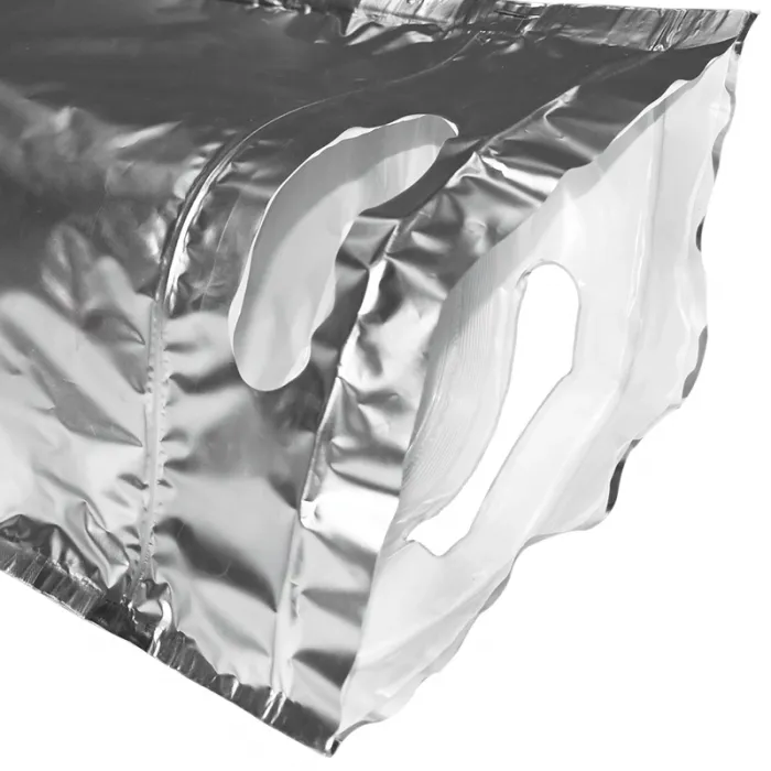 Punga Termoizolanta Cu Fermoar Isothermal Pouch Dimensiuni 200  X 250 mm, Clapeta 70 mm, Culoare Argintiu, Tip Cu Maner si Zip