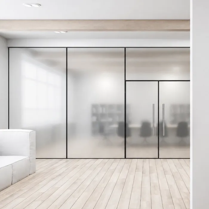 Folie Sablare Cu Efect Mat Aspect Inghetat, Lungime 20 m, Latime 1.52 m, Grosime 100 my, Aplicatie Interior