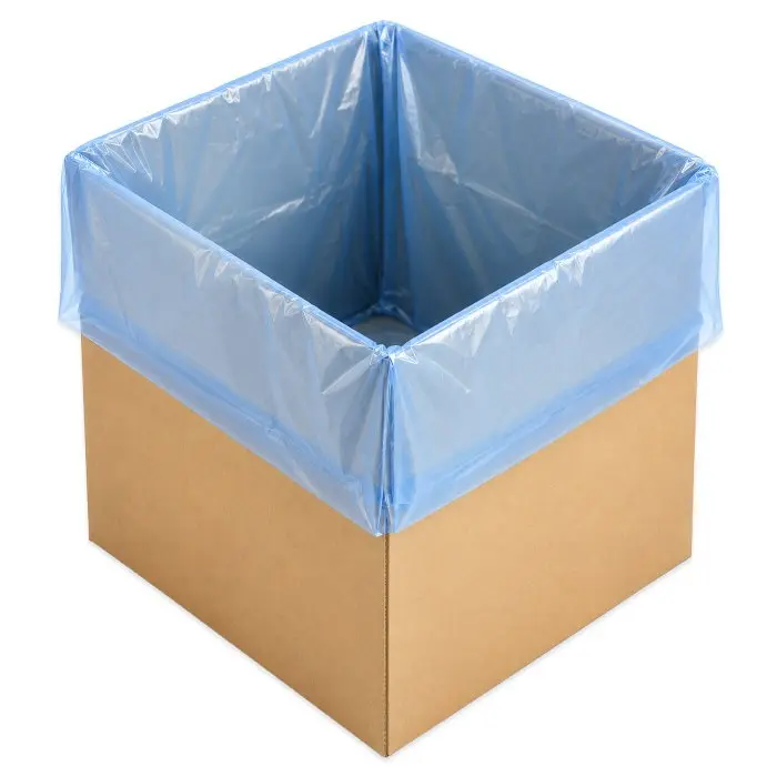 Saci Si Huse VCI Anticoroziune Latime 600 mm, Inaltime 800 mm, Pliu 2 x 200 mm, Grosime 60 my, Culoare Albastru, Buc / Pachet 25
