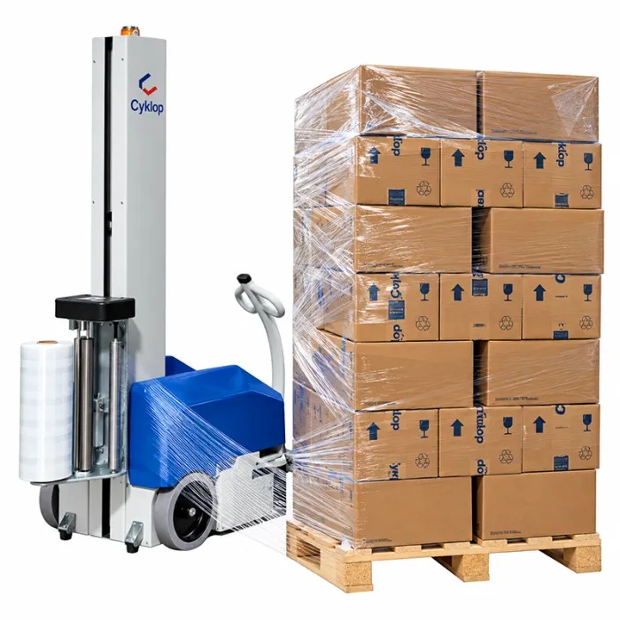 Robot Paletizare Cyklobot CFM Cu Frana Mecanica, Cyklop®-Masini De Infoliat Paleti - Cyklop® - German Brand