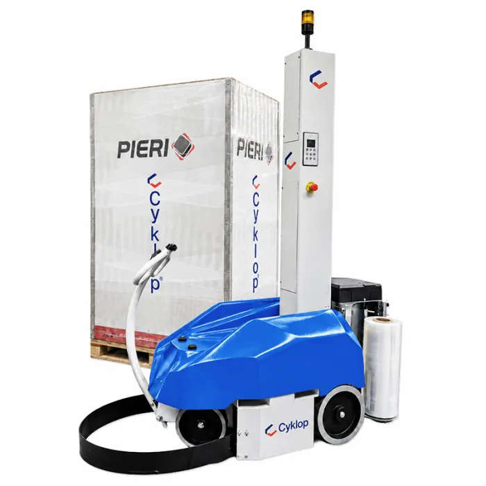 Robot Paletizare Cyklobot CPM2 Cu 2 Motoare, Cyklop®-Masini De Infoliat Paleti - Cyklop® - German Brand