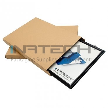 Cutie Pentru Tablouri Lungime 320 mm, Latime 220 mm, Inaltime 20 mm, Culoare Natur, Tip Carton CO3 Microondul