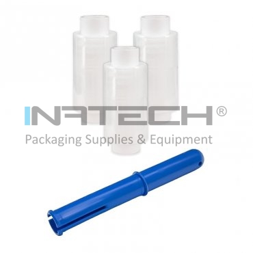 Kit Starter 3 Mini Role Folie Stretch Lungime 150 m, Latime 100 mm, Dispenser DA, 1, Grosime 15 my, Culoare Transparent, Role/Pachet 3