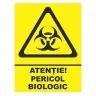Saci Inscriptionati PERICOL BIOLOGIC Deschidere (mm) 550, Inaltime 1100 mm, Pliu 2 x 150 mm, Grosime 0.07 mm, Culoare Galben,...