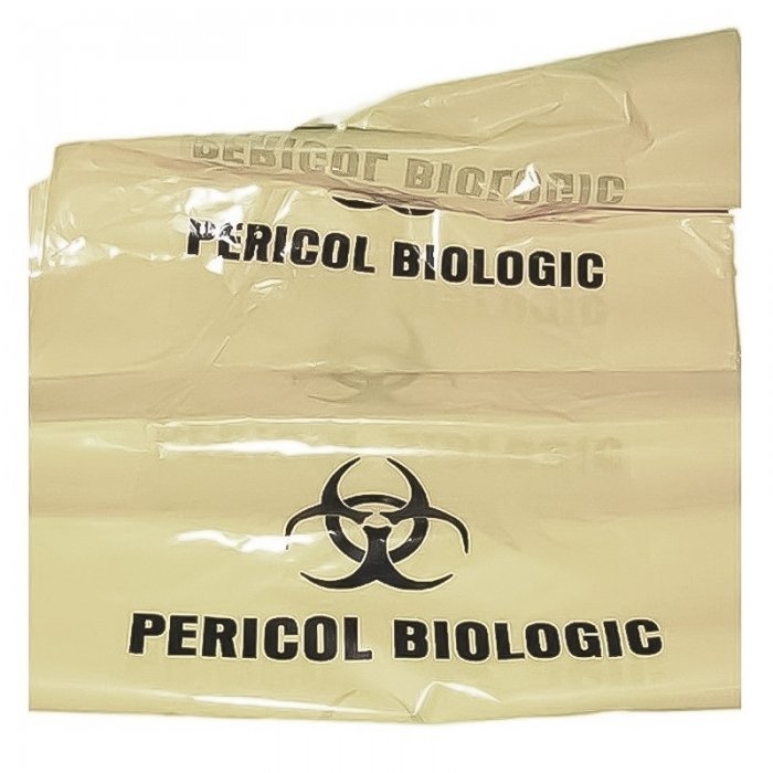 Saci Inscriptionati PERICOL BIOLOGIC-Articole Menaj Si Protectia Muncii