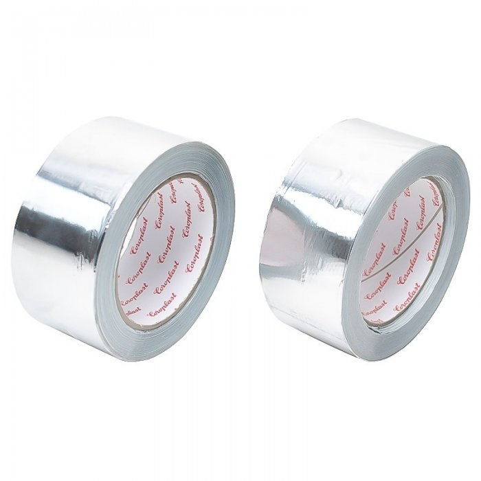 Banda Adeziva Din Aluminiu 50 mm x 50 m x 50 my Lungime 50 m, Latime 50 mm, Adeziv Cauciuc sintetic, Grosime 50 my, Culoare A...