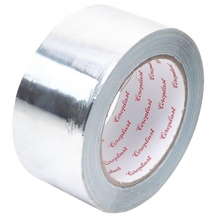 Banda Adeziva Din Aluminiu 50 mm x 50 m x 50 my-Banda Adeziva Aluminiu