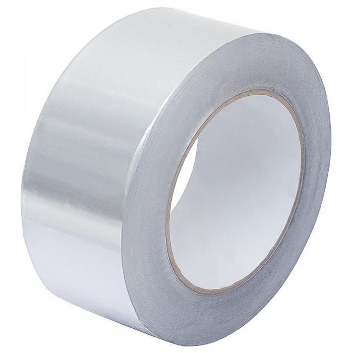 Banda Adeziva Din Aluminiu 50 mm x 50 m x 50 my Lungime 50 m, Latime 50 mm, Adeziv Cauciuc sintetic, Grosime 50 my, Culoare A...