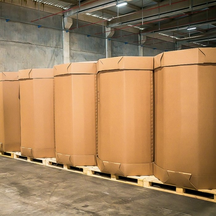 Octabin Din Carton Ondulat Tip VII, 1200 x 800 mm-Cutii Hexagonale Din Carton