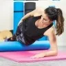 Rola De Spuma Pentru Pilates Lungime 900 mm, Diametru 150 mm, Culoare Albastru-Sport Si Agrement