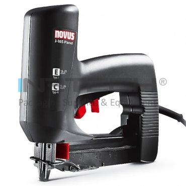 Электрический степлер J-165 Panel, Название степлера J-165 Panel, Использование скоб C, гвоздей E, Вес 1.64 кг