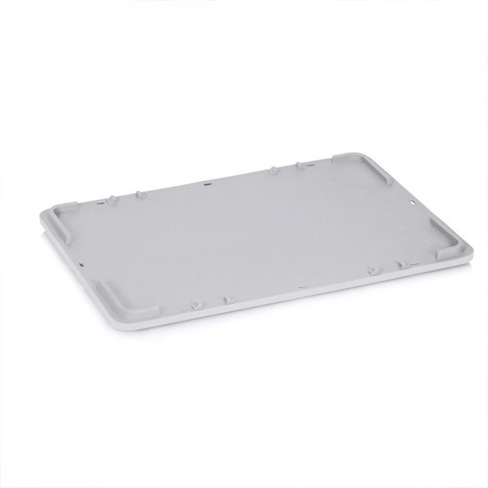 Capac Pentru Euro Container, 600 x 400 x 30 mm Dimensiuni 600x400x30 mm, Material PP Natur, Compatibil Lada Plastic, Culoare ...