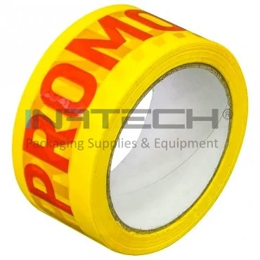 Скотч PROMOTIE Длина 60 м, Ширина 48 мм, Толщина 48 мкм, Цвет Желтый