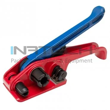 Клещи для затяжки ленты PP/PES шириной 13-19 мм, Ручное использование, Материал: сталь, Тип ленты: PES лента, Цвет: красный