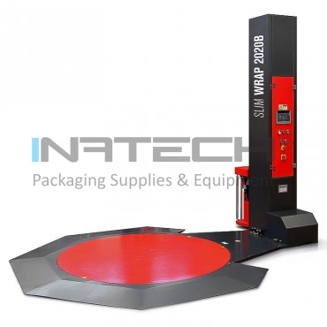 Полуавтоматическая паллетизатор Slim Wrap 2020 B Размер паллеты 1000 х 1200 мм, Высота паллеты 2200 мм, Вес 1200 кг, Мощность 1.25 Вт