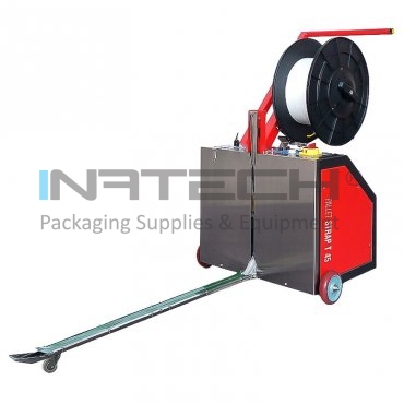 Машина для обвязки паллет с ремнем PP Pallet Strap T45 Размеры ремня 6-12-15 мм, Размеры машины (мм) 700 (д) x 760 (Ш) x 1050 (в), Ремень PP 12 мм, Максимальный вес 80 кг, Минимальный размер паллета 710 x 350 мм, Скорость вращения 0-20 об/мин