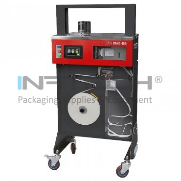 Masina De Legat Cu Banda Kraft, PP Easy Band 45 B Viteza de Sigilare 25 cicluri/min, Latime Banda 29 mm, Tip Banda Kraft, PE, BOPP, Alimentare 220 V, Dimensiune Max Cutie (mm) 460 x 200 mm