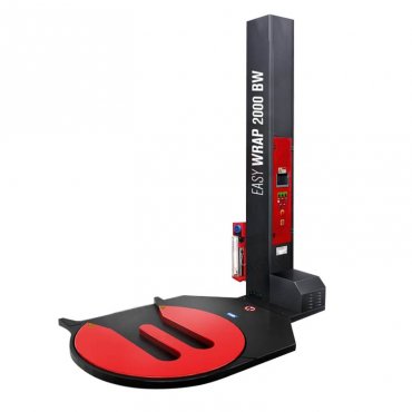Полуавтоматическая машина для обмотки Easy Wrap 2000 BW Вес паллета 1200 кг, размер паллета 1200 x 1000 мм, высота паллета 2200 мм, мощность 1250 Вт, вход для поддона ДА
