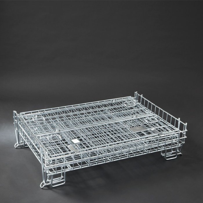 Boxpaleti Metalici Cu Picioare 1200 x 800 x 1000 mm-Containere Metalice Pentru Depozitare Si Transport