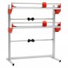 Dispenser Fix Pentru Ambalare, Suport 2 Role, Cu Sistem De Taiere-Accesorii Folie Cu Bule De Aer